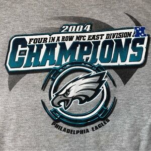 NFL Philadelphia Eagles championship Gray Sweatshirt men’s size 2 XL